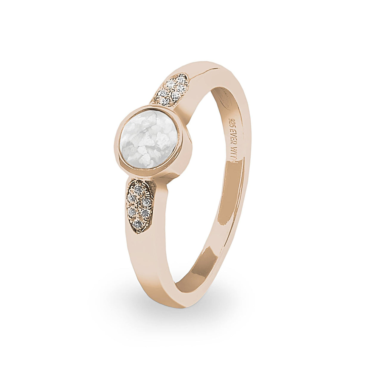 Load image into Gallery viewer, EverWith™ Ladies Special Memorial Ashes Ring with Swarovski Crystals - EverWith Memorial Jewellery - Trade