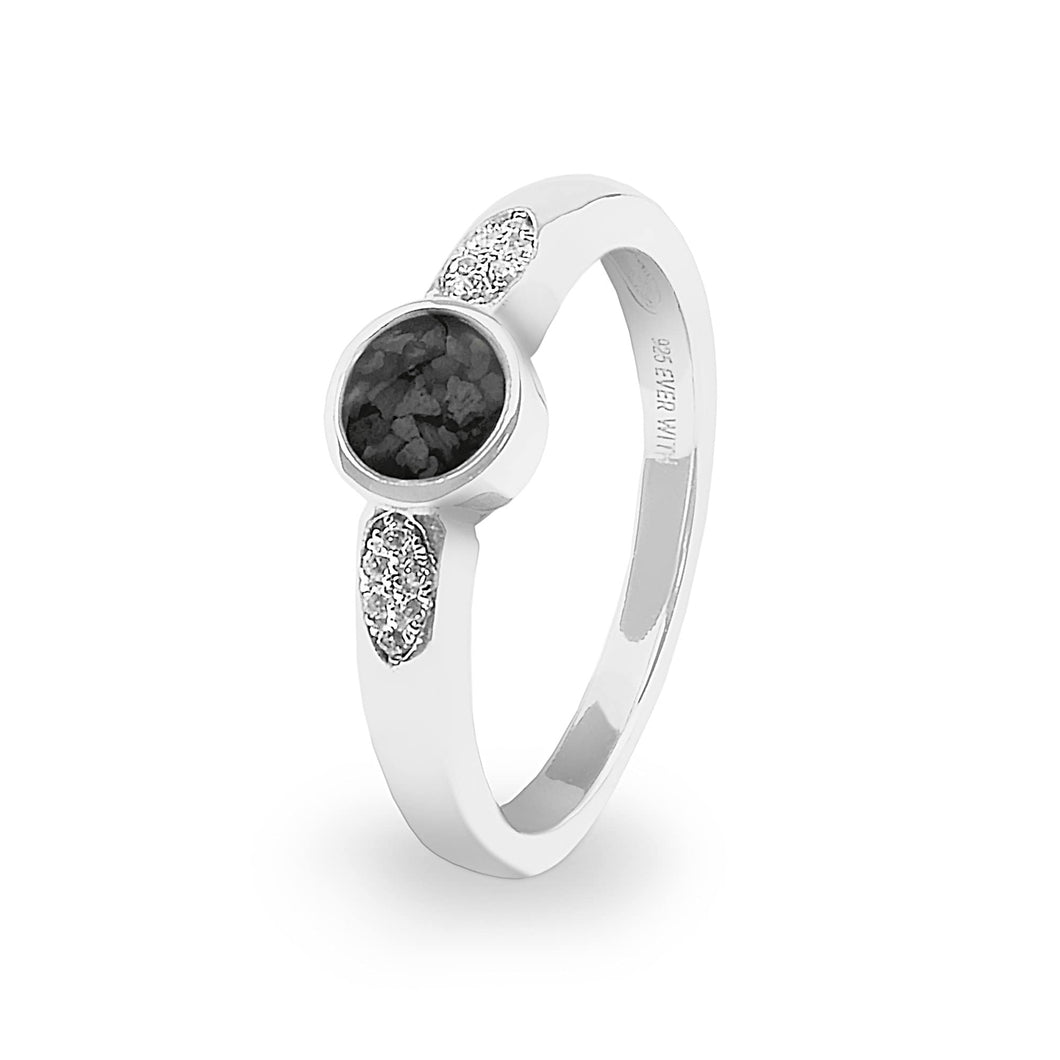 EverWith™ Ladies Special Memorial Ashes Ring with Swarovski Crystals - EverWith Memorial Jewellery - Trade