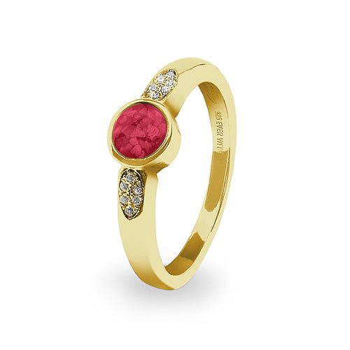 EverWith™ Ladies Special Memorial Ashes Ring with Swarovski Crystals - EverWith Memorial Jewellery - Trade