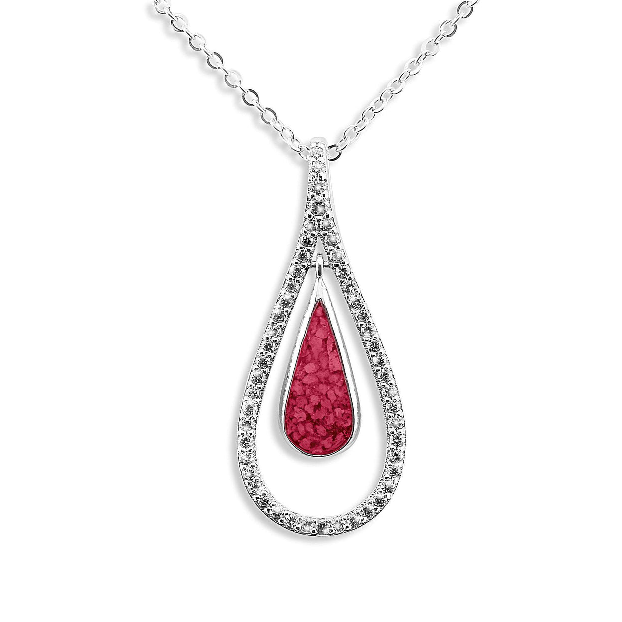 Load image into Gallery viewer, EverWith™ Ladies Teardrop Memorial Ashes Pendant - EverWith Memorial Jewellery - Trade