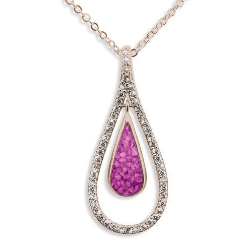 EverWith™ Ladies Teardrop Memorial Ashes Pendant - EverWith Memorial Jewellery - Trade