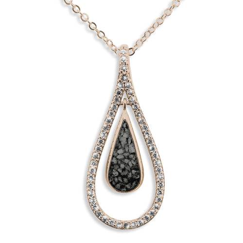 EverWith™ Ladies Teardrop Memorial Ashes Pendant - EverWith Memorial Jewellery - Trade