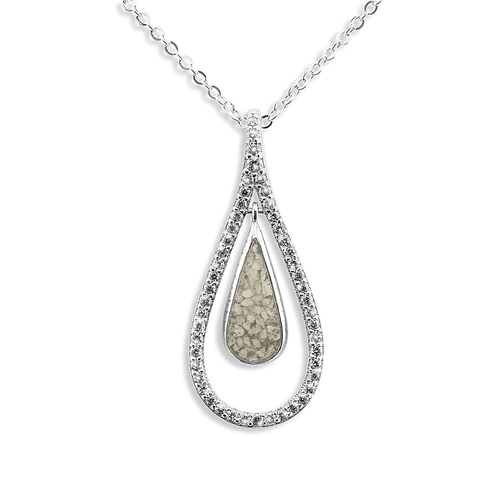 EverWith™ Ladies Teardrop Memorial Ashes Pendant - EverWith Memorial Jewellery - Trade