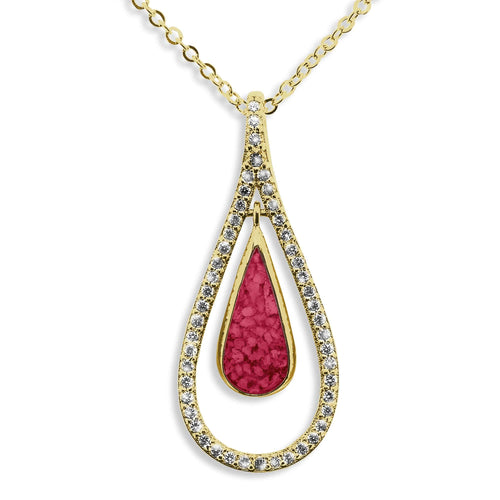 EverWith™ Ladies Teardrop Memorial Ashes Pendant - EverWith Memorial Jewellery - Trade