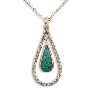 EverWith™ Ladies Teardrop Memorial Ashes Pendant - EverWith Memorial Jewellery - Trade