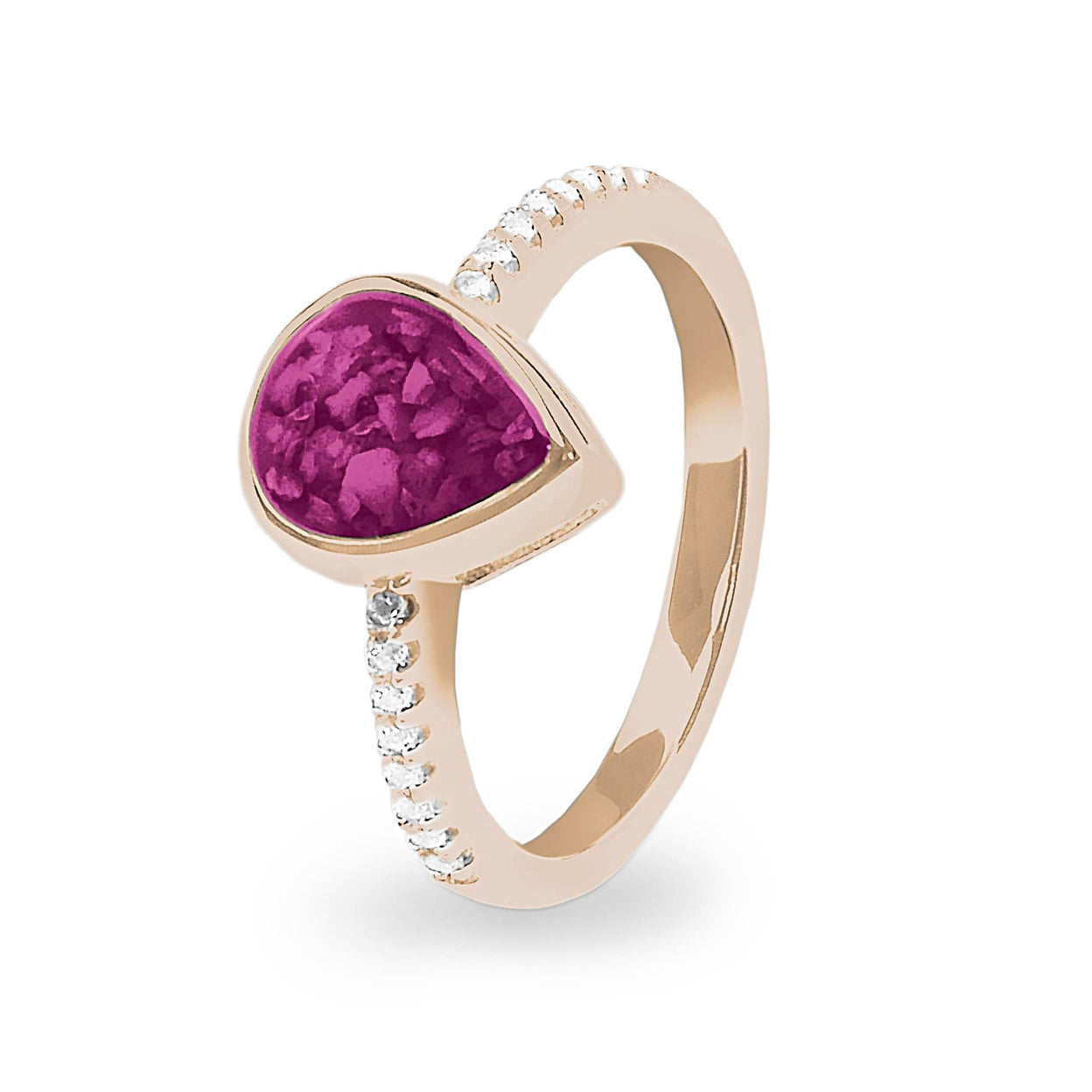 Load image into Gallery viewer, EverWith™ Ladies Teardrop Memorial Ashes Ring - EverWith Memorial Jewellery - Trade