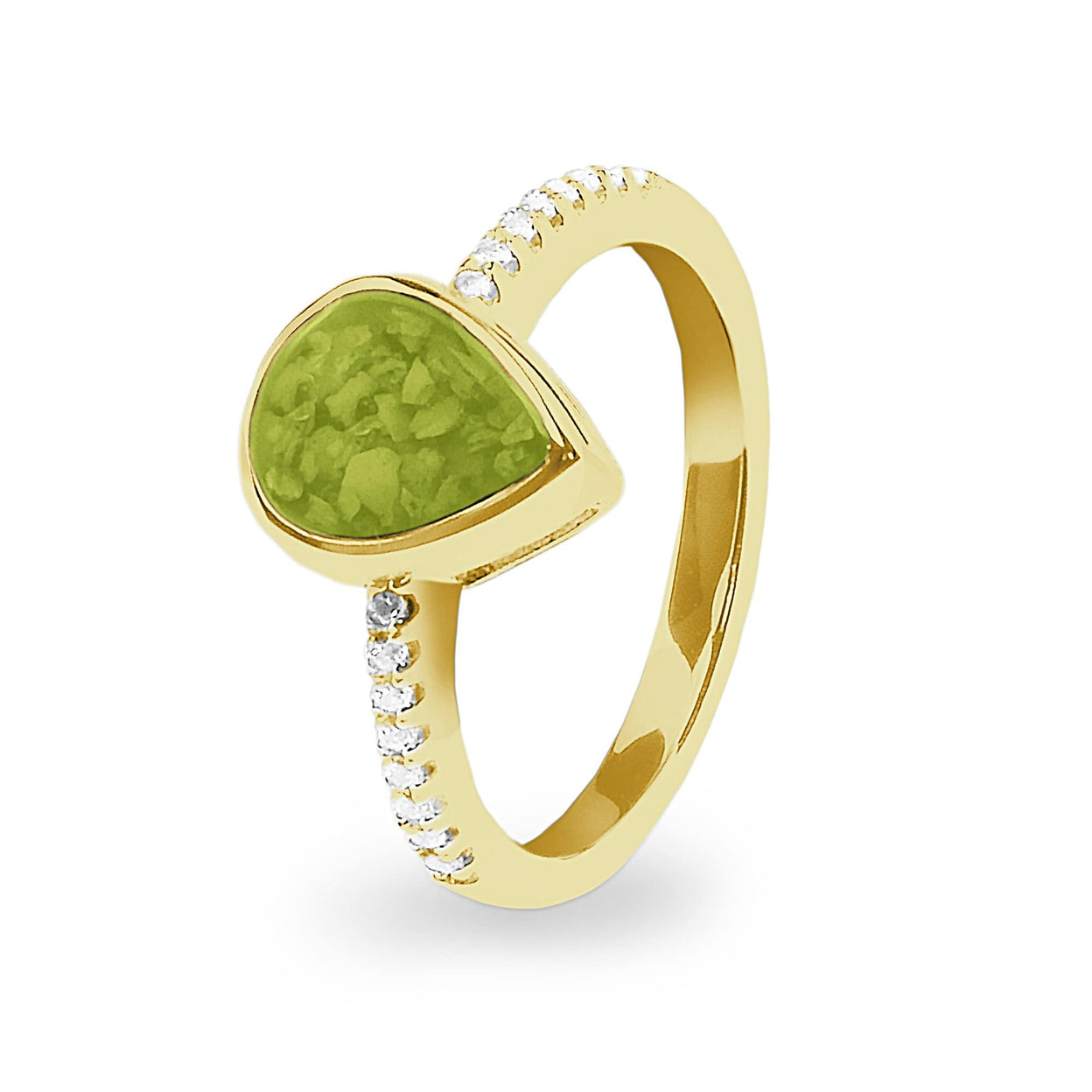 Load image into Gallery viewer, EverWith™ Ladies Teardrop Memorial Ashes Ring - EverWith Memorial Jewellery - Trade