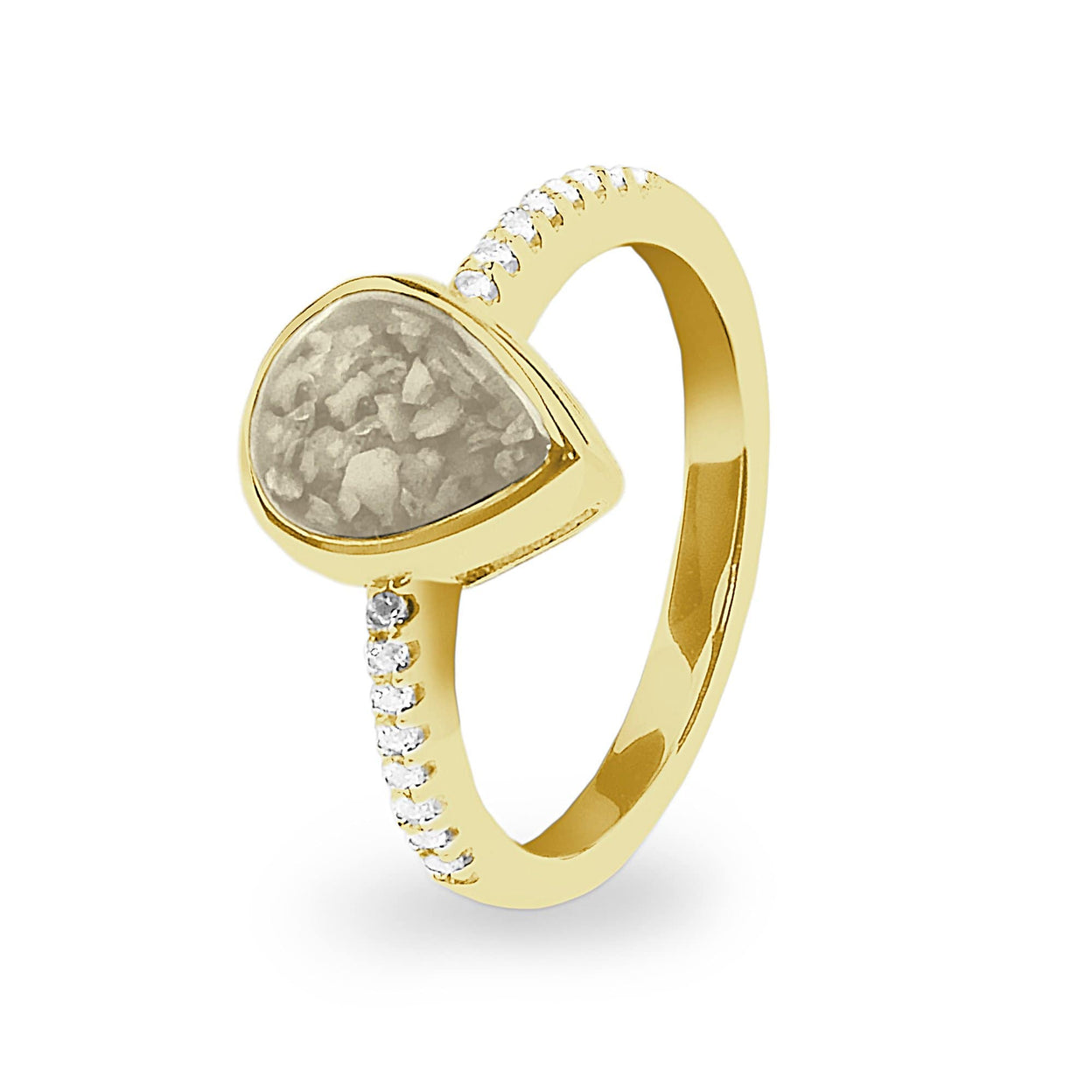 Load image into Gallery viewer, EverWith™ Ladies Teardrop Memorial Ashes Ring - EverWith Memorial Jewellery - Trade