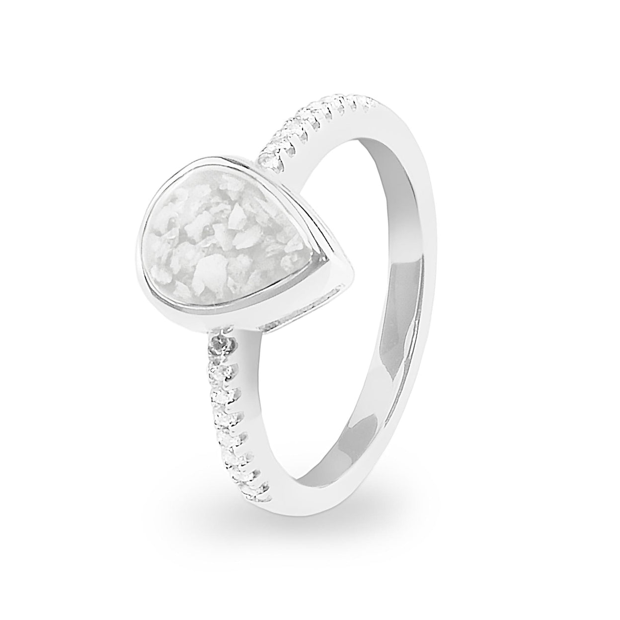 Load image into Gallery viewer, EverWith™ Ladies Teardrop Memorial Ashes Ring - EverWith Memorial Jewellery - Trade