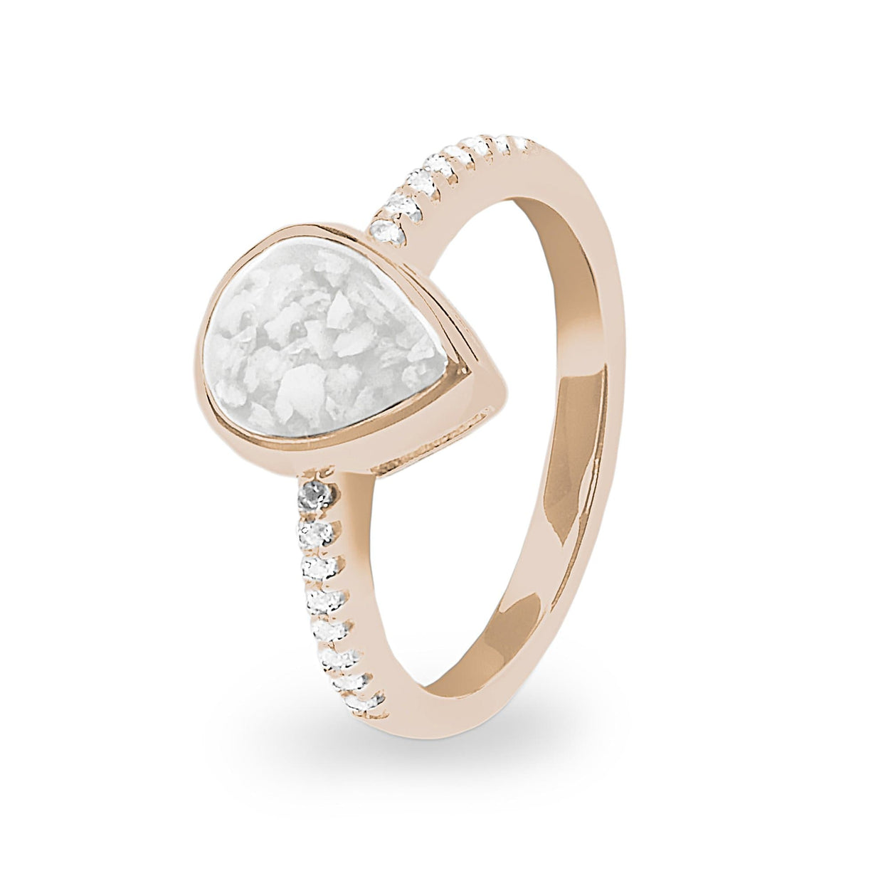 Load image into Gallery viewer, EverWith™ Ladies Teardrop Memorial Ashes Ring - EverWith Memorial Jewellery - Trade