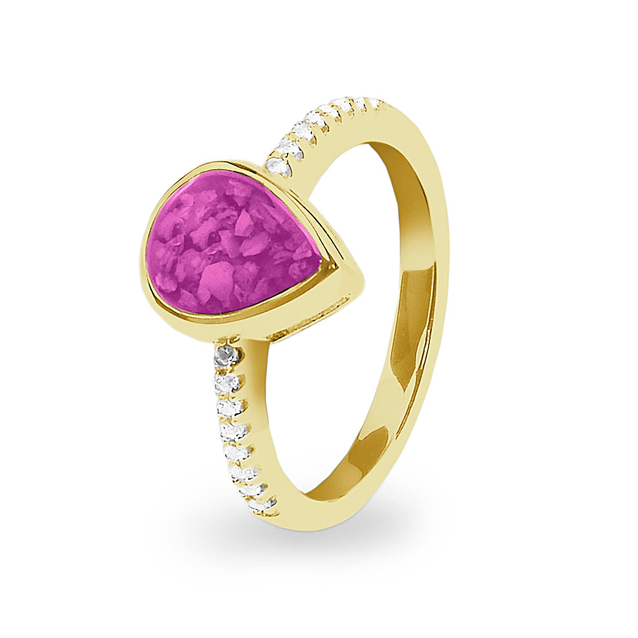 Load image into Gallery viewer, EverWith™ Ladies Teardrop Memorial Ashes Ring - EverWith Memorial Jewellery - Trade