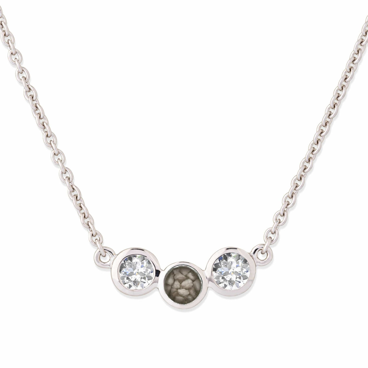 Load image into Gallery viewer, EverWith Ladies Three Of Us Memorial Ashes Necklace - EverWith Memorial Jewellery - Trade