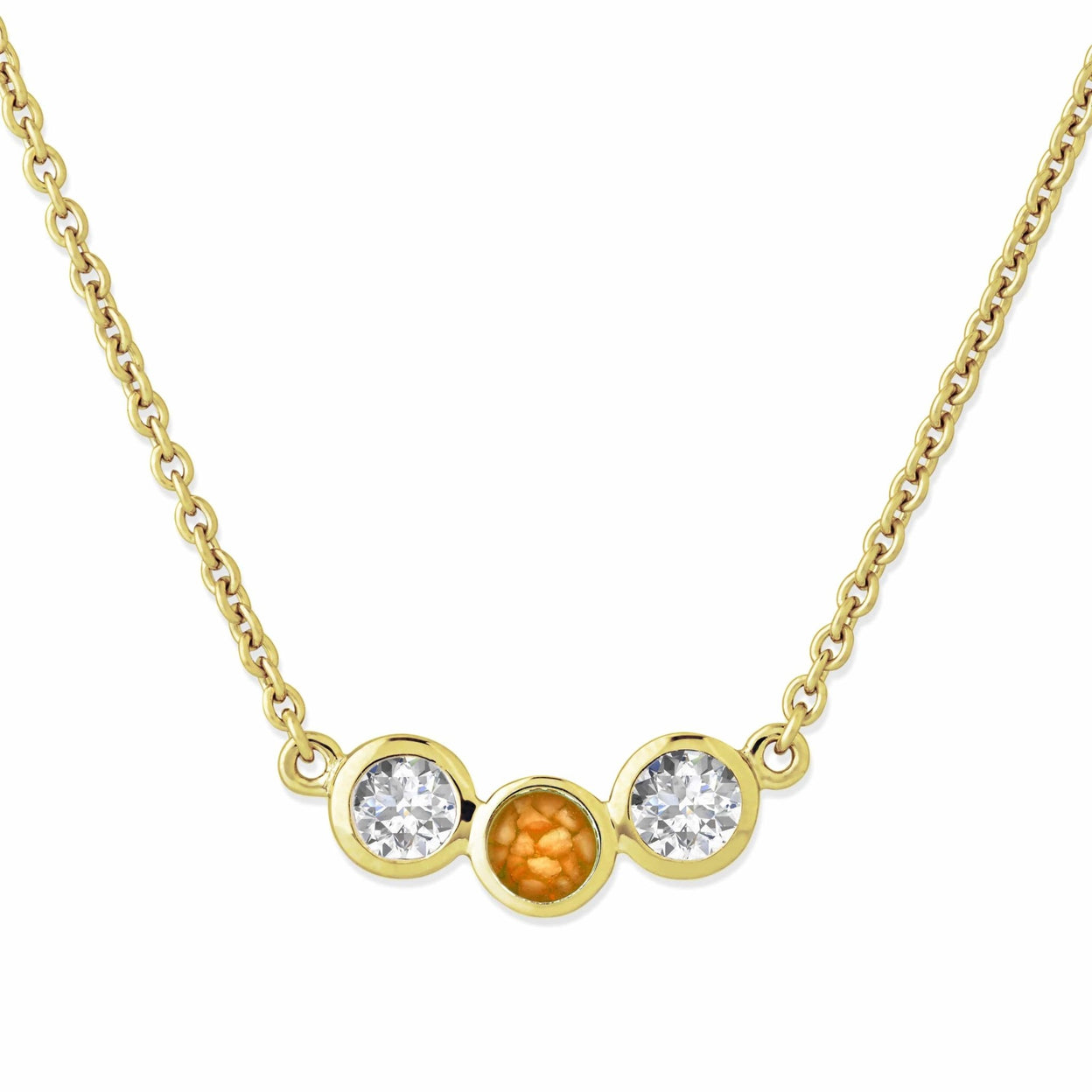 Load image into Gallery viewer, EverWith Ladies Three Of Us Memorial Ashes Necklace - EverWith Memorial Jewellery - Trade