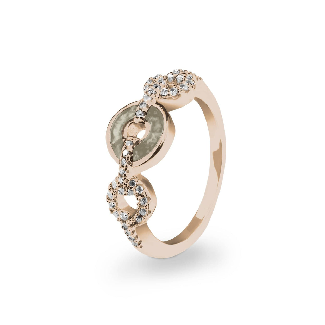 Load image into Gallery viewer, EverWith™ Ladies Tranquility Memorial Ashes Ring with Swarovski Crystals - EverWith Memorial Jewellery - Trade