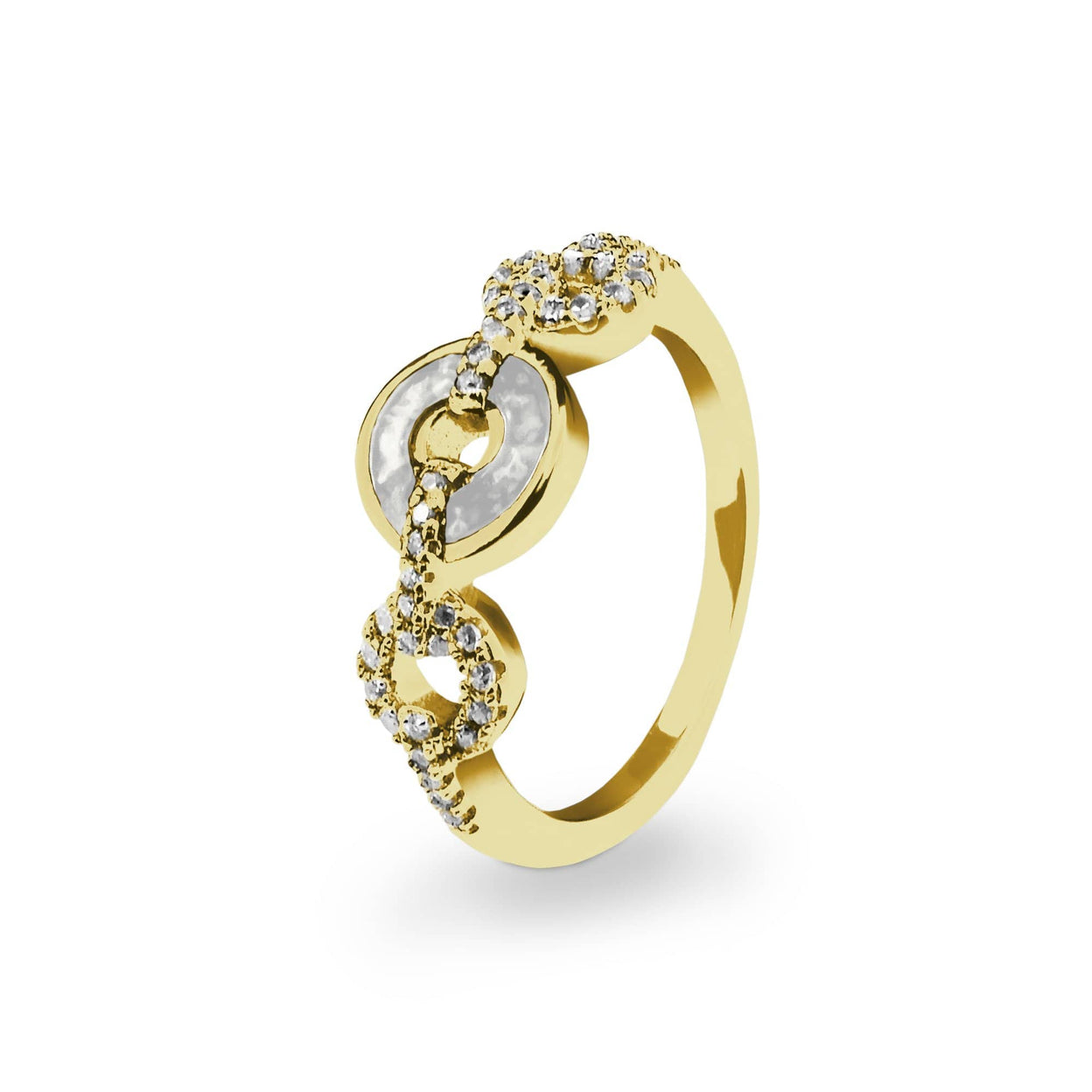 Load image into Gallery viewer, EverWith™ Ladies Tranquility Memorial Ashes Ring with Swarovski Crystals - EverWith Memorial Jewellery - Trade