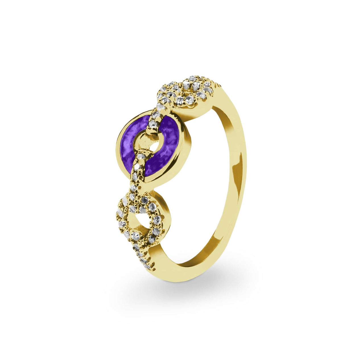 Load image into Gallery viewer, EverWith™ Ladies Tranquility Memorial Ashes Ring with Swarovski Crystals - EverWith Memorial Jewellery - Trade