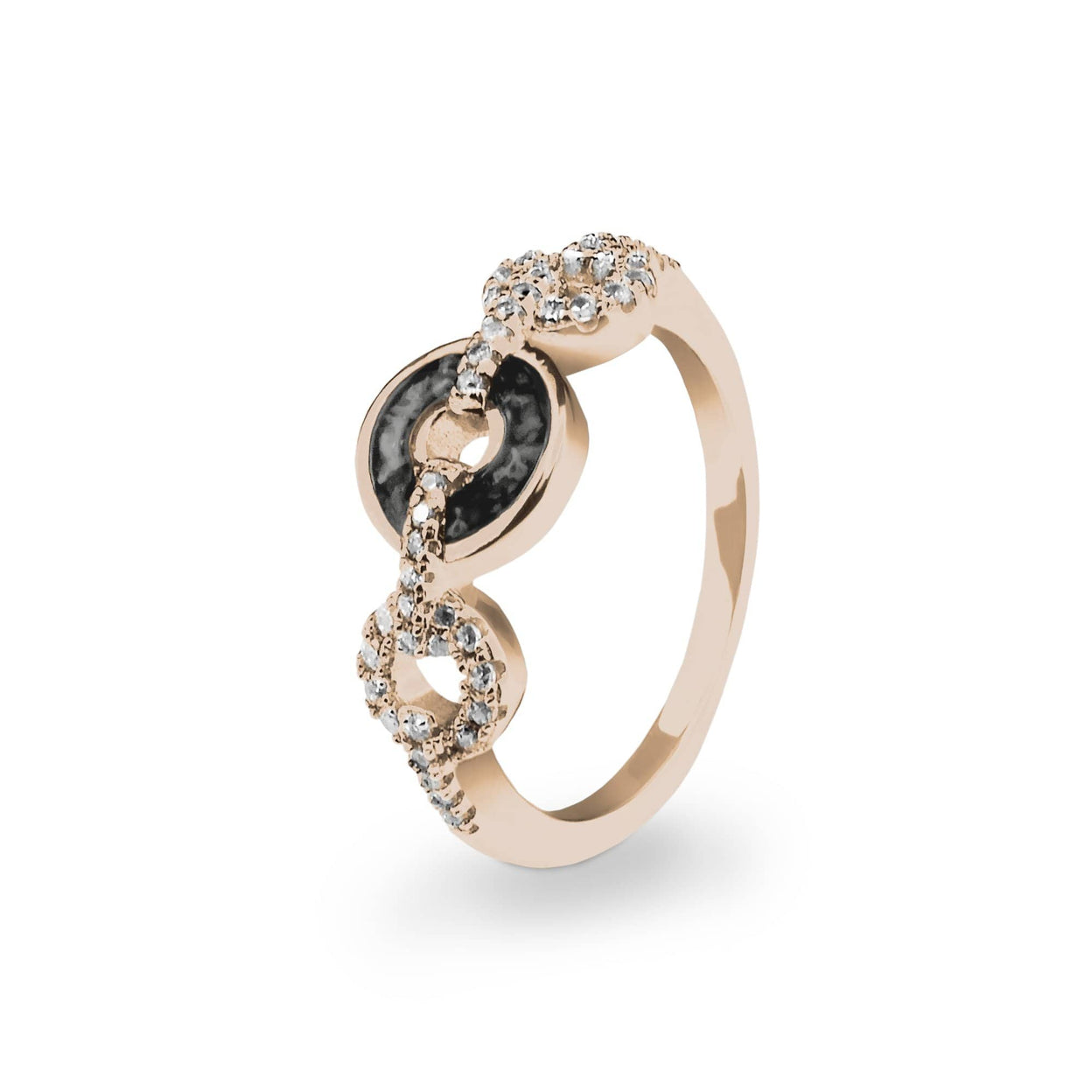 Load image into Gallery viewer, EverWith™ Ladies Tranquility Memorial Ashes Ring with Swarovski Crystals - EverWith Memorial Jewellery - Trade