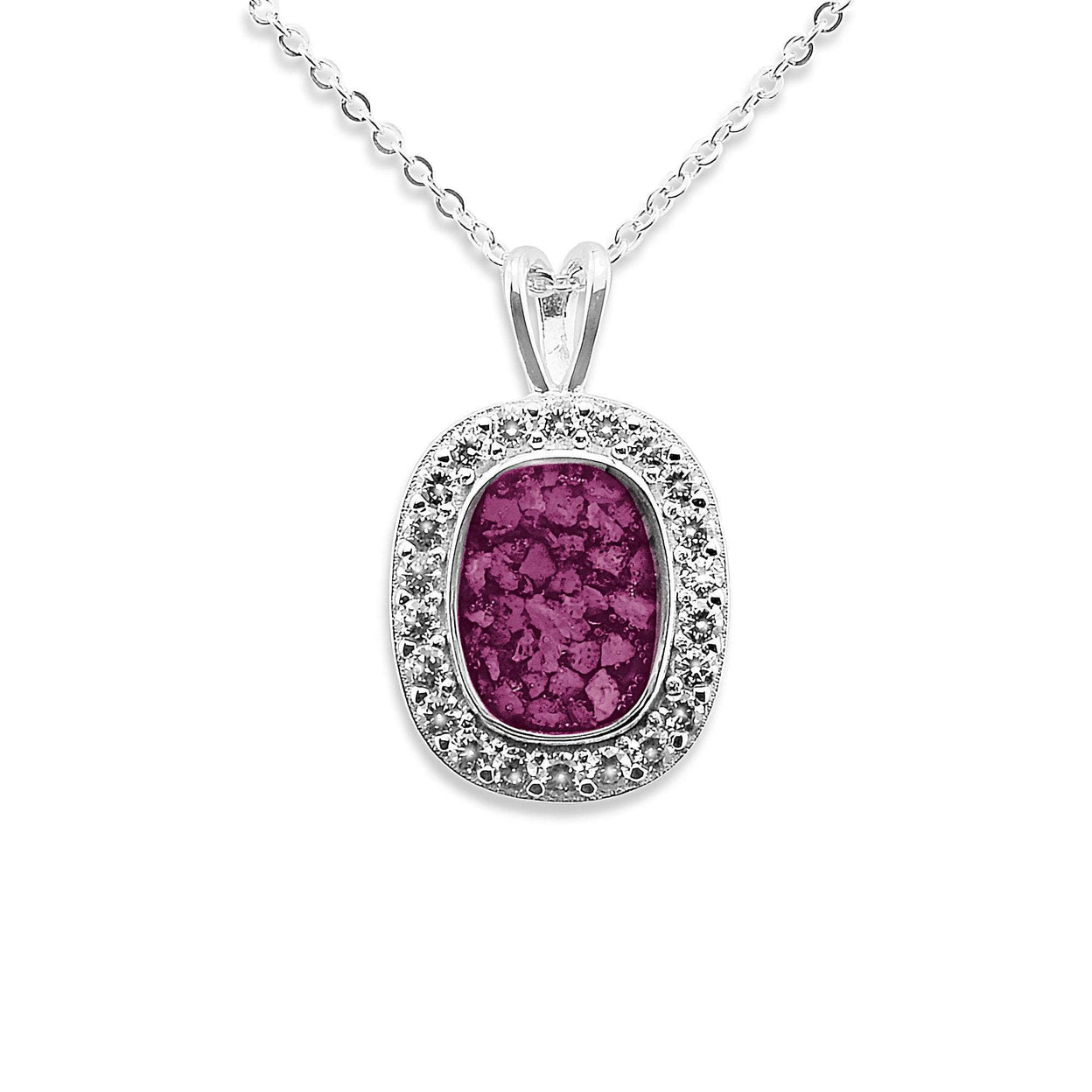 Load image into Gallery viewer, EverWith™ Ladies Treasure Memorial Ashes Pendant with Swarovski Crystals - EverWith Memorial Jewellery - Trade
