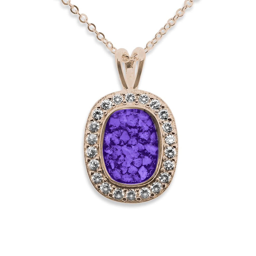 EverWith™ Ladies Treasure Memorial Ashes Pendant with Swarovski Crystals - EverWith Memorial Jewellery - Trade