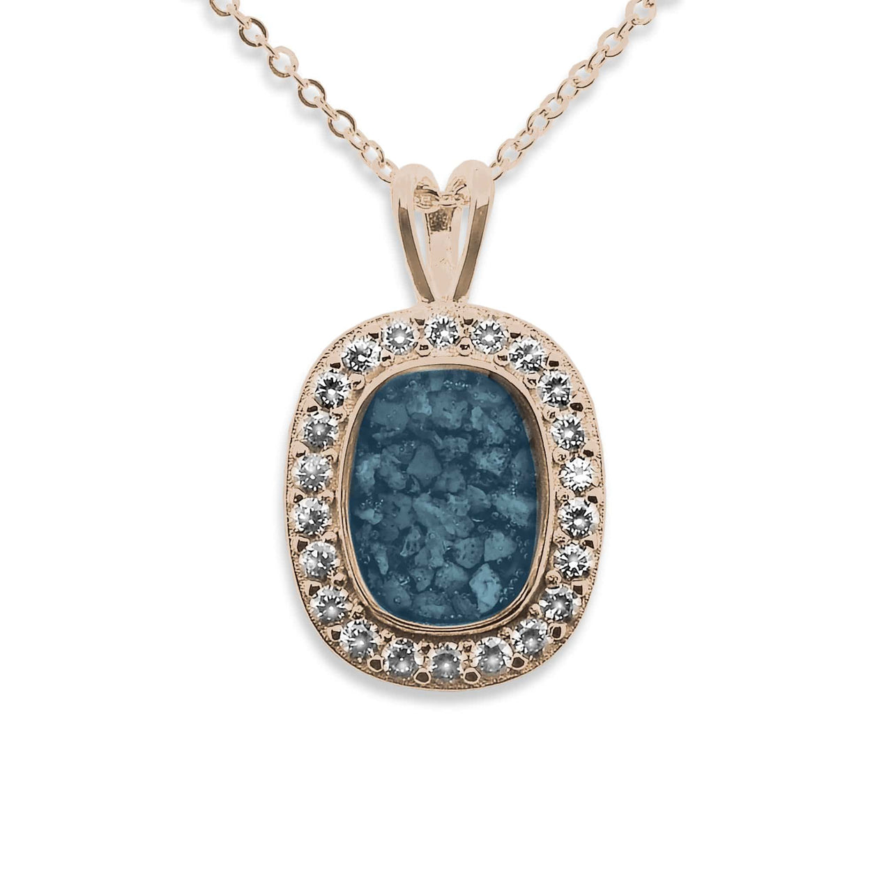 Load image into Gallery viewer, EverWith™ Ladies Treasure Memorial Ashes Pendant with Swarovski Crystals - EverWith Memorial Jewellery - Trade