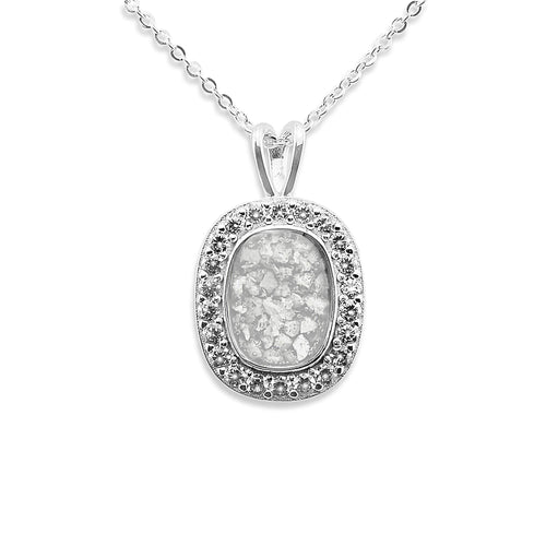 EverWith™ Ladies Treasure Memorial Ashes Pendant with Swarovski Crystals - EverWith Memorial Jewellery - Trade