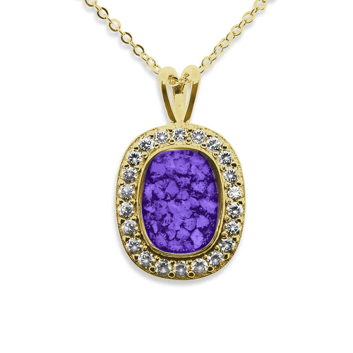 EverWith™ Ladies Treasure Memorial Ashes Pendant with Swarovski Crystals - EverWith Memorial Jewellery - Trade