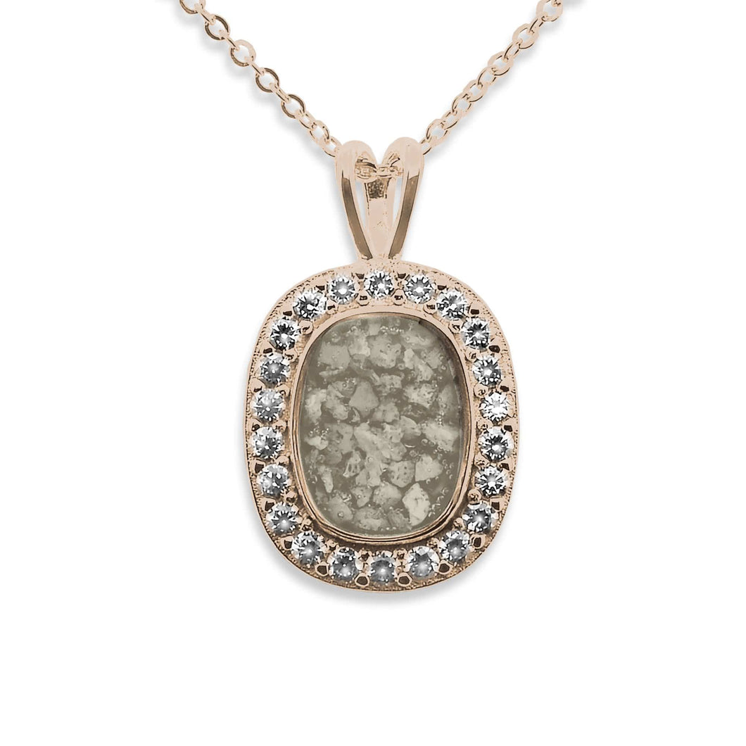 EverWith™ Ladies Treasure Memorial Ashes Pendant with Swarovski Crystals - EverWith Memorial Jewellery - Trade