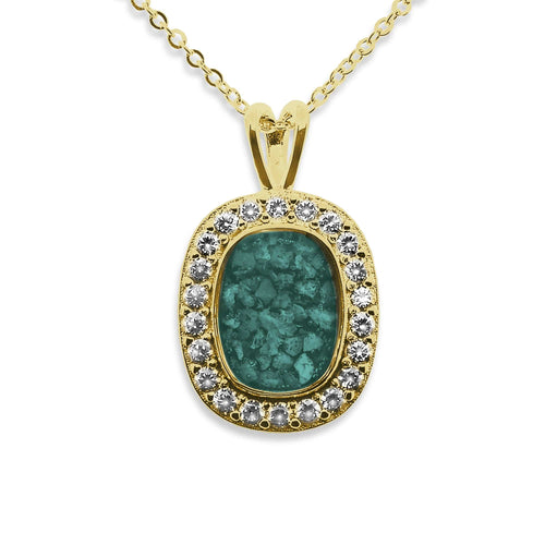 EverWith™ Ladies Treasure Memorial Ashes Pendant with Swarovski Crystals - EverWith Memorial Jewellery - Trade