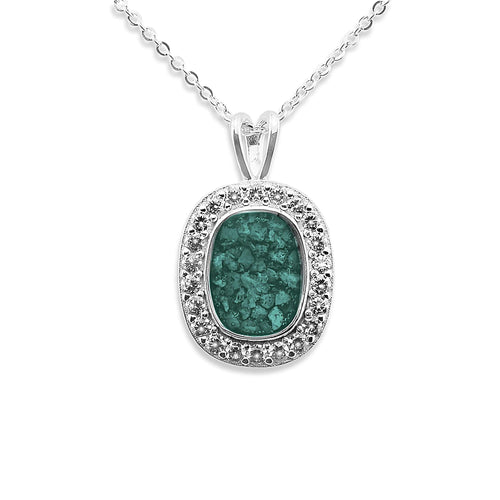 EverWith™ Ladies Treasure Memorial Ashes Pendant with Swarovski Crystals - EverWith Memorial Jewellery - Trade