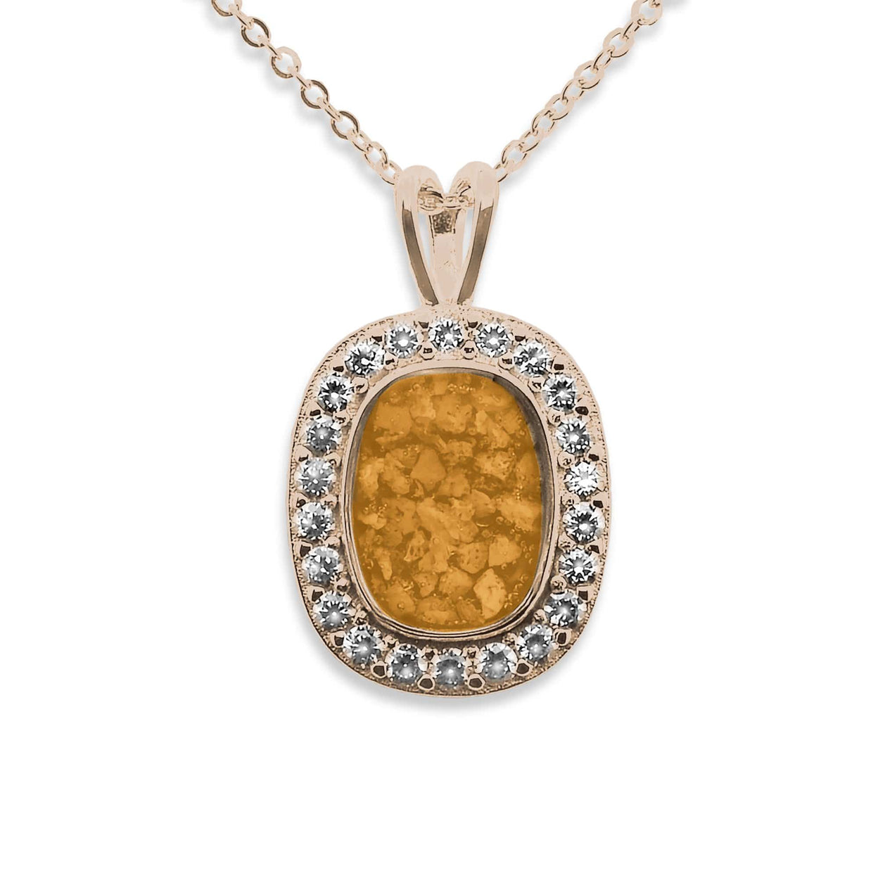 Load image into Gallery viewer, EverWith™ Ladies Treasure Memorial Ashes Pendant with Swarovski Crystals - EverWith Memorial Jewellery - Trade