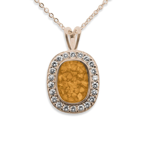 EverWith™ Ladies Treasure Memorial Ashes Pendant with Swarovski Crystals - EverWith Memorial Jewellery - Trade