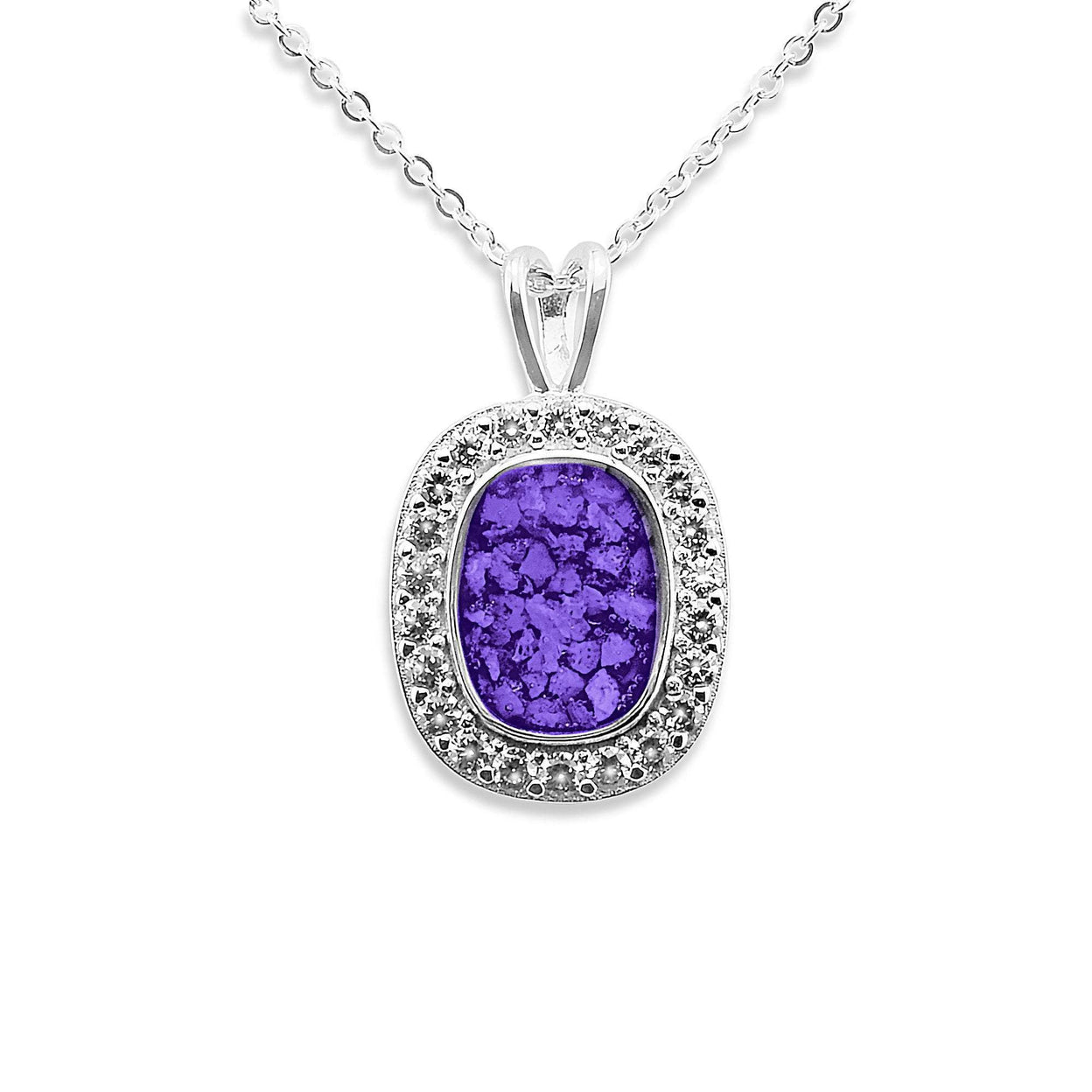 Load image into Gallery viewer, EverWith™ Ladies Treasure Memorial Ashes Pendant with Swarovski Crystals - EverWith Memorial Jewellery - Trade