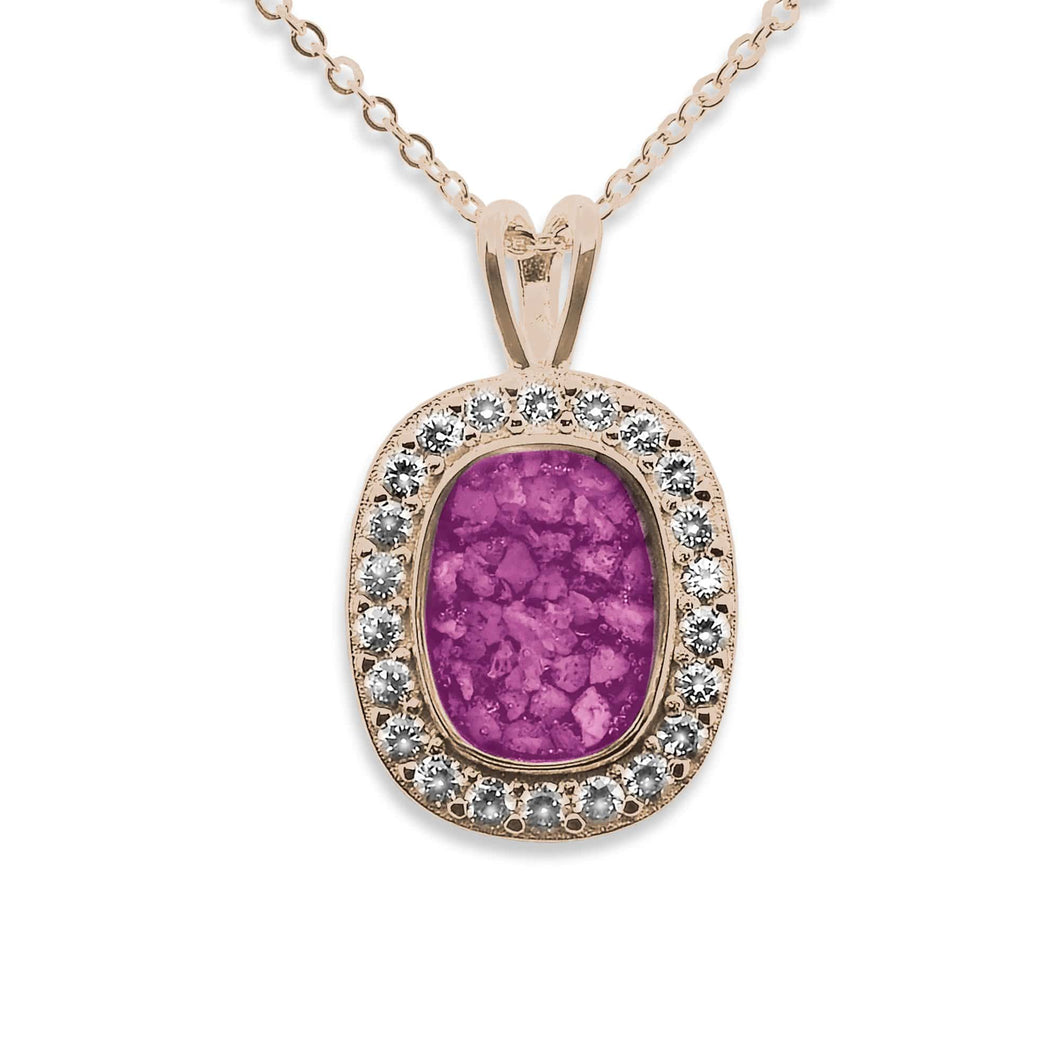 EverWith™ Ladies Treasure Memorial Ashes Pendant with Swarovski Crystals - EverWith Memorial Jewellery - Trade