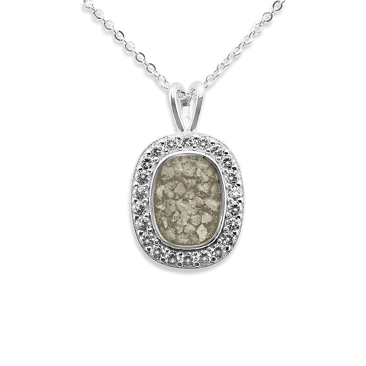 Load image into Gallery viewer, EverWith™ Ladies Treasure Memorial Ashes Pendant with Swarovski Crystals - EverWith Memorial Jewellery - Trade