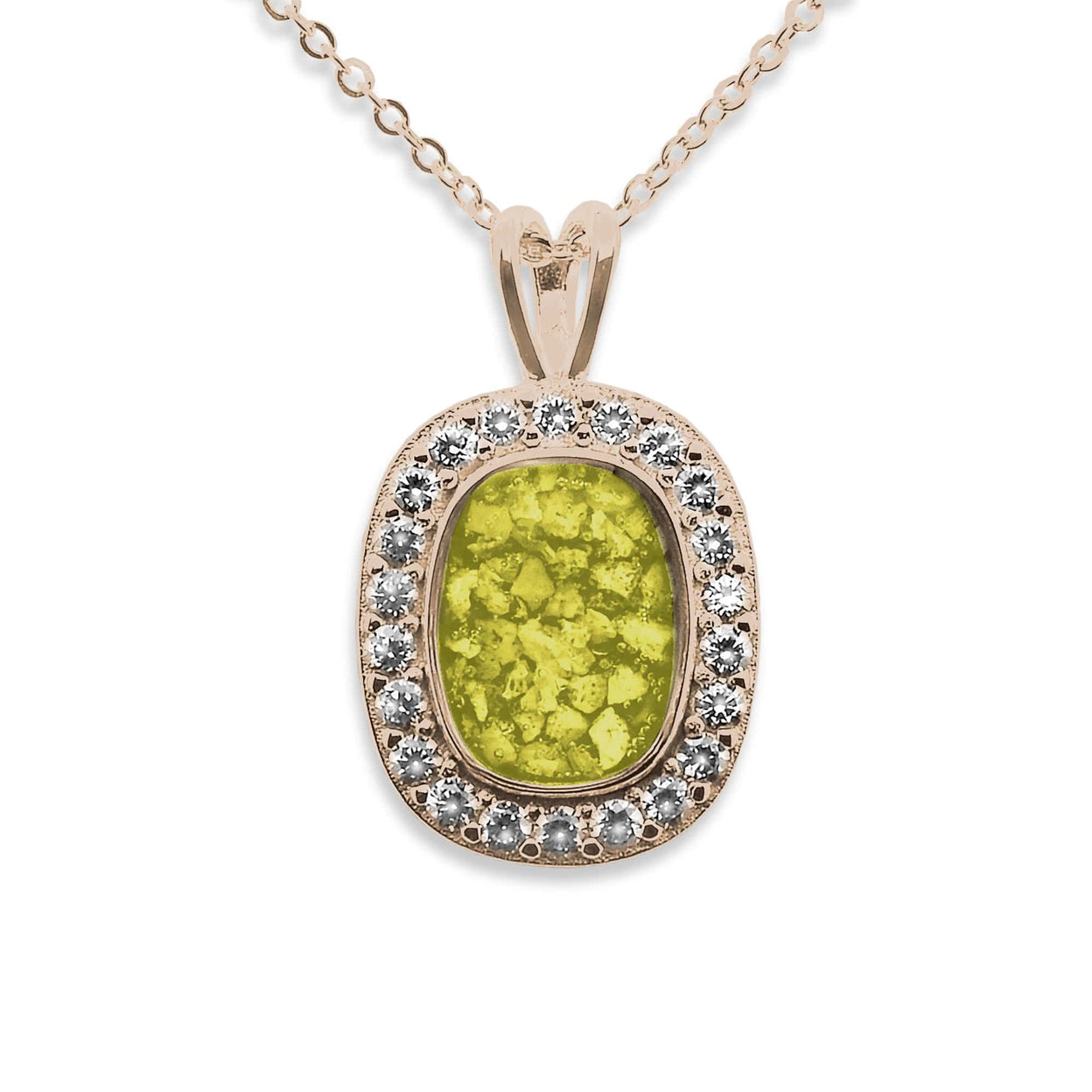 Load image into Gallery viewer, EverWith™ Ladies Treasure Memorial Ashes Pendant with Swarovski Crystals - EverWith Memorial Jewellery - Trade