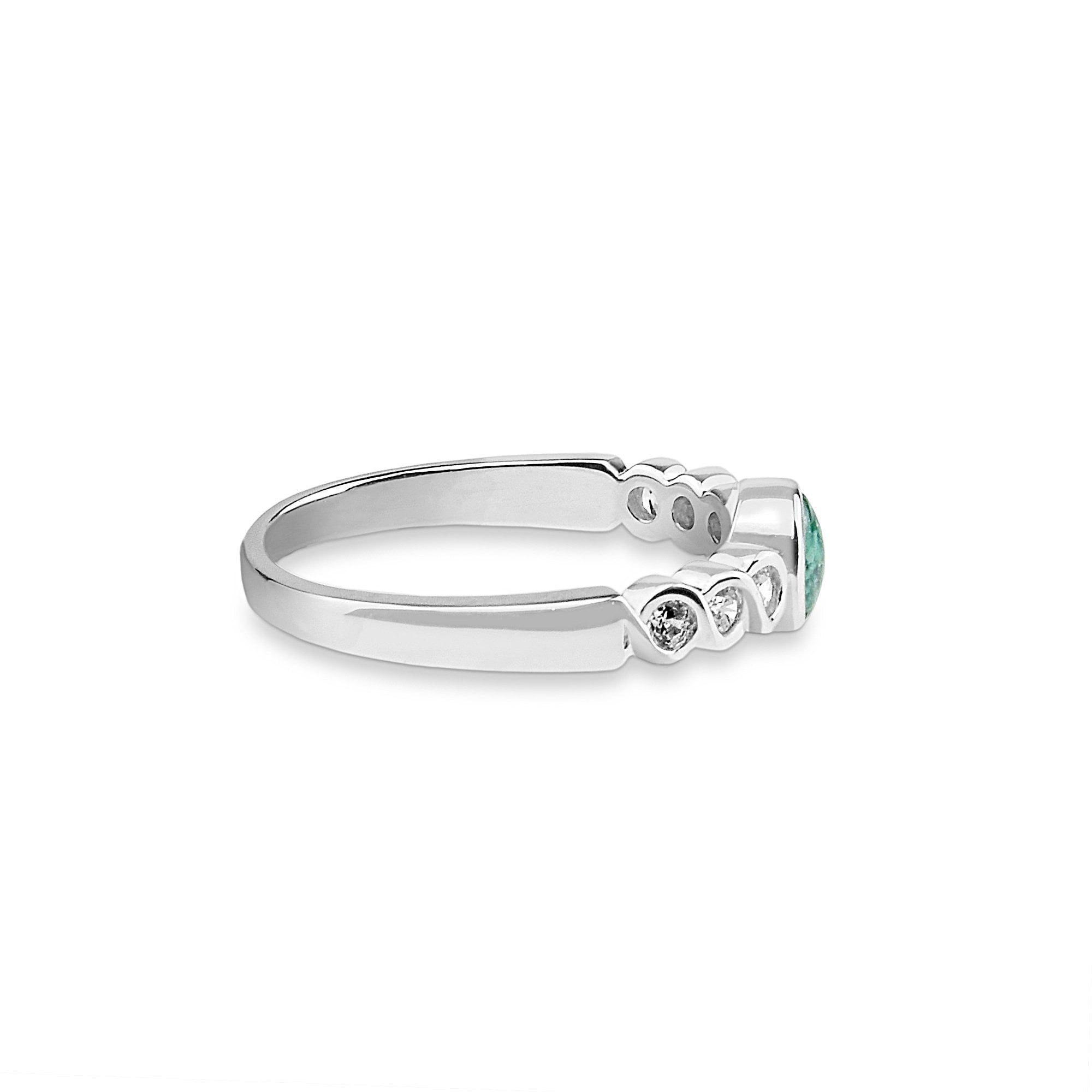 EverWith™ Ladies True Memorial Ashes Ring with Swarovski Crystals - EverWith Memorial Jewellery - Trade