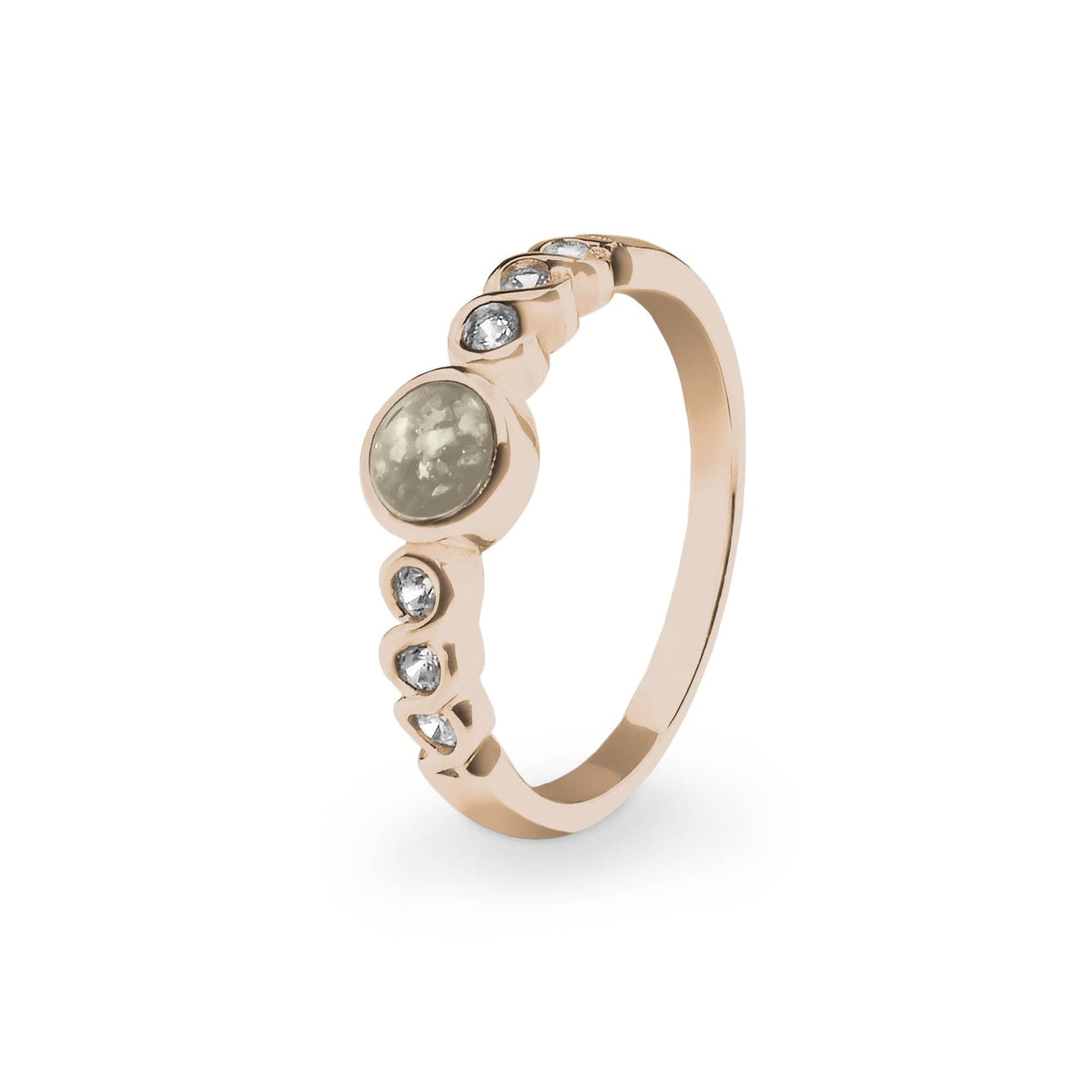 Load image into Gallery viewer, EverWith™ Ladies True Memorial Ashes Ring with Swarovski Crystals - EverWith Memorial Jewellery - Trade