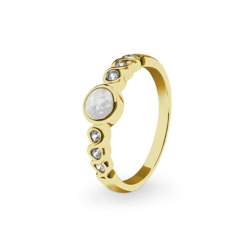 EverWith™ Ladies True Memorial Ashes Ring with Swarovski Crystals - EverWith Memorial Jewellery - Trade