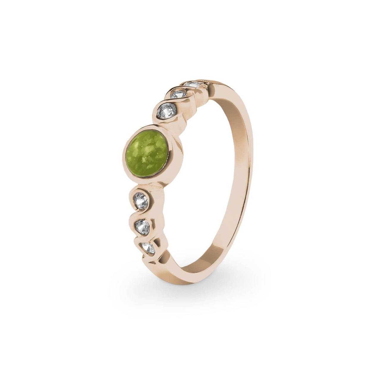 Load image into Gallery viewer, EverWith™ Ladies True Memorial Ashes Ring with Swarovski Crystals - EverWith Memorial Jewellery - Trade