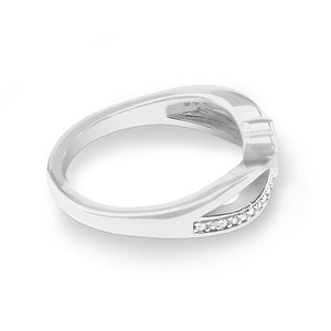 EverWith™ Ladies Truelove Memorial Ashes Ring with Swarovski Crystals - EverWith Memorial Jewellery - Trade