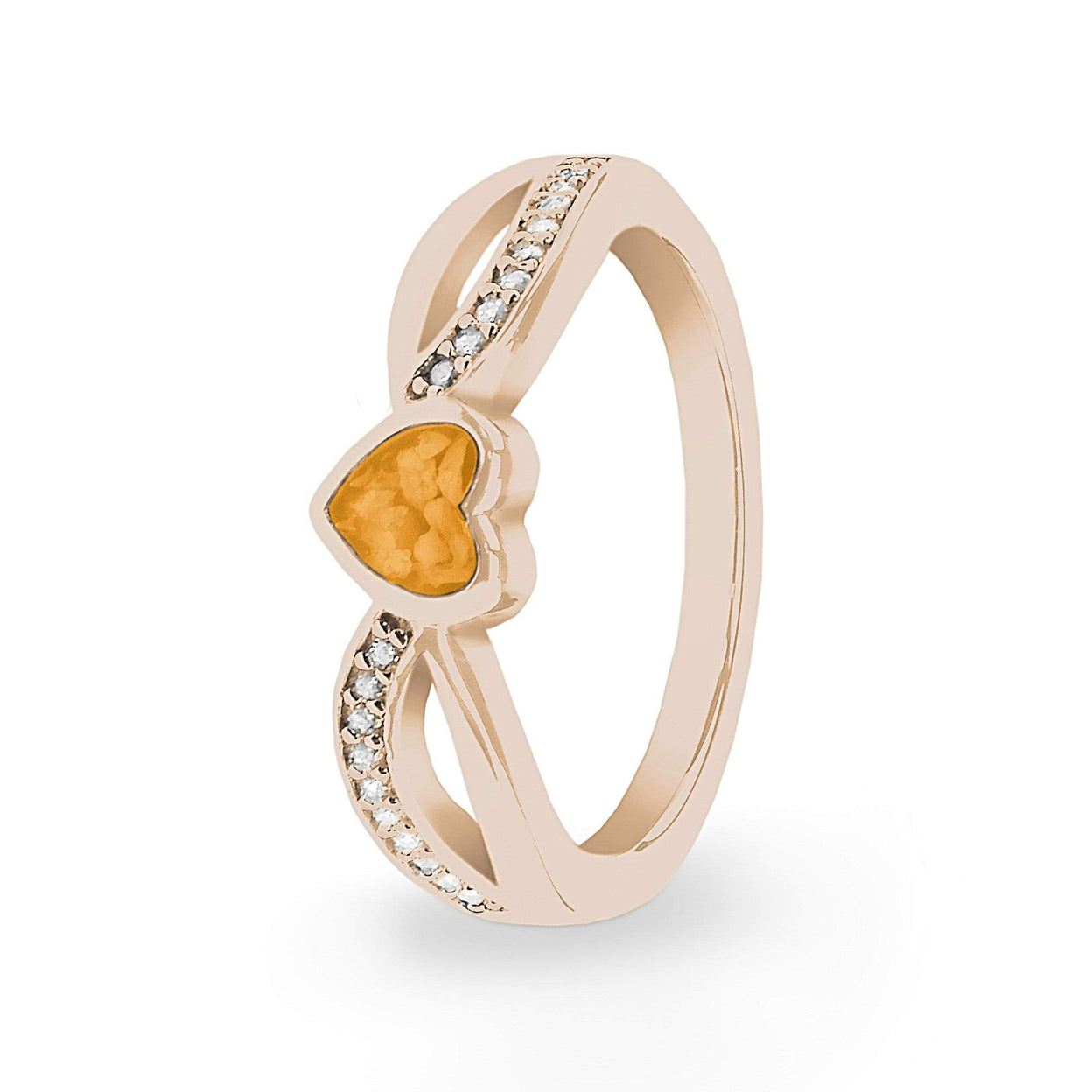 Load image into Gallery viewer, EverWith™ Ladies Truelove Memorial Ashes Ring with Swarovski Crystals - EverWith Memorial Jewellery - Trade