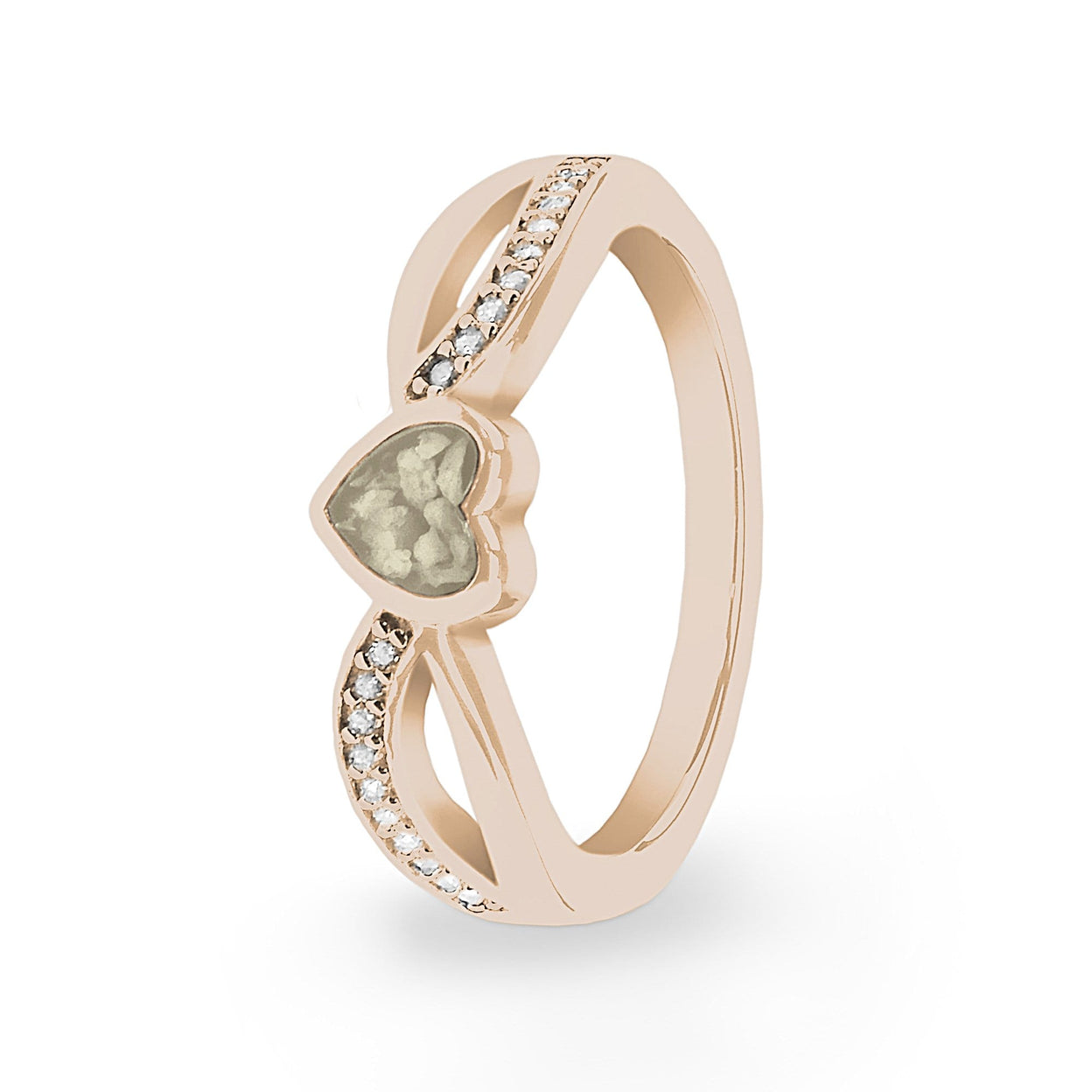 Load image into Gallery viewer, EverWith™ Ladies Truelove Memorial Ashes Ring with Swarovski Crystals - EverWith Memorial Jewellery - Trade