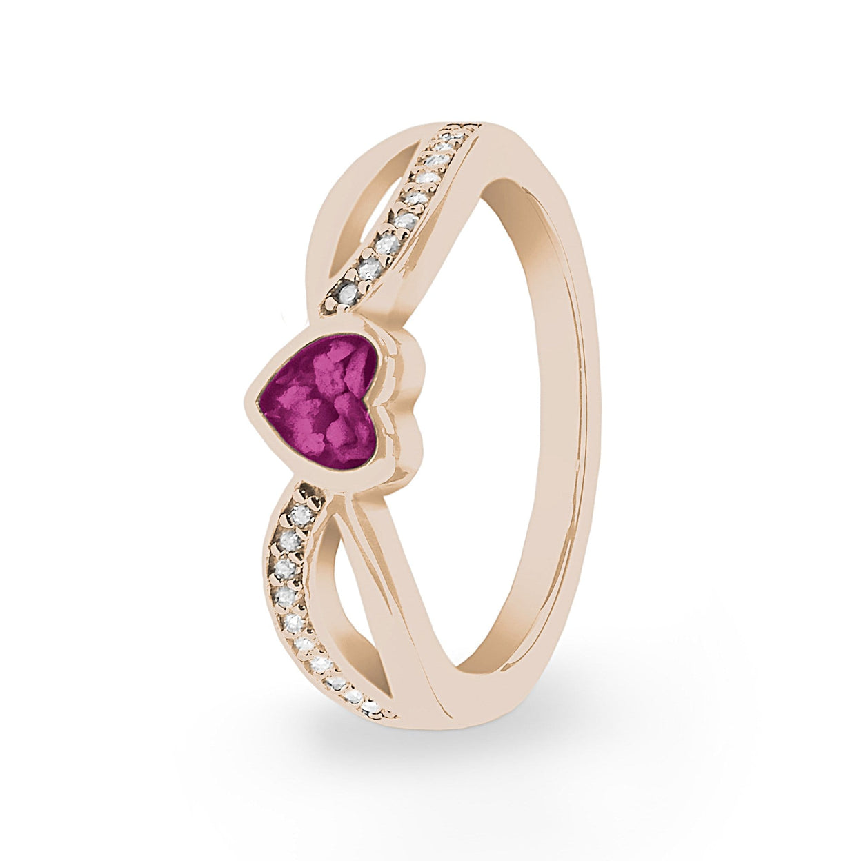 Load image into Gallery viewer, EverWith™ Ladies Truelove Memorial Ashes Ring with Swarovski Crystals - EverWith Memorial Jewellery - Trade