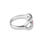 EverWith™ Ladies Unity Memorial Ashes Ring with Swarovski Crystals - EverWith Memorial Jewellery - Trade
