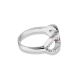 EverWith™ Ladies Unity Memorial Ashes Ring with Swarovski Crystals - EverWith Memorial Jewellery - Trade
