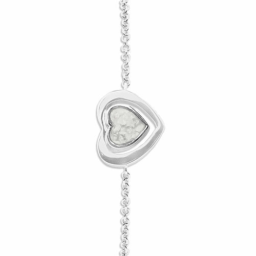 EverWith™ Ladies Valentine Memorial Ashes Bracelet - EverWith Memorial Jewellery - Trade