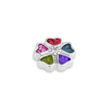 EverWith™ Large 5 Petal flower Memorial Ashes Element for Glass Locket - EverWith Memorial Jewellery - Trade