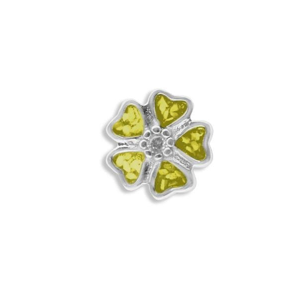 Load image into Gallery viewer, EverWith™ Large 5 Petal flower Memorial Ashes Element for Glass Locket - EverWith Memorial Jewellery - Trade