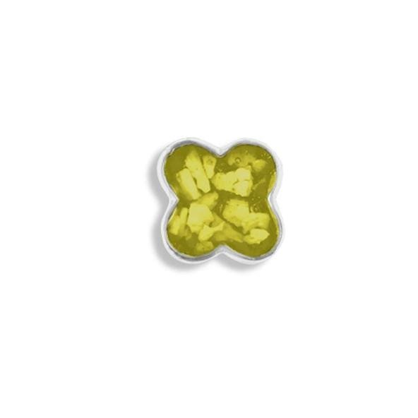Load image into Gallery viewer, EverWith™ Large Clover Memorial Ashes Element for Glass Locket - EverWith Memorial Jewellery - Trade