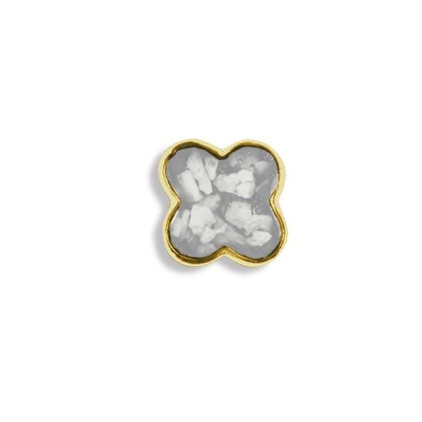 Load image into Gallery viewer, EverWith™ Large Clover Memorial Ashes Element for Glass Locket - EverWith Memorial Jewellery - Trade